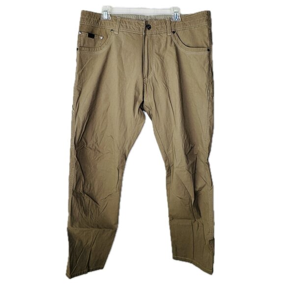 Kuhl Revolvr Pant Tan Khaki Mens 38x30 5232 Uberkuhl Vintage Patina Work Hiking - Picture 1 of 12